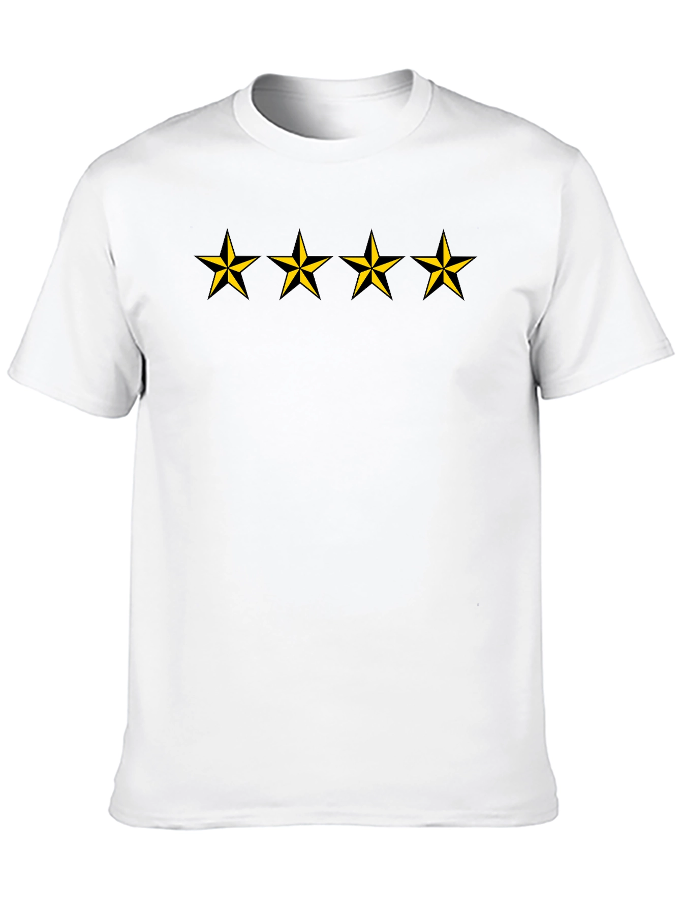 Stars Graphic Black T-Shirt