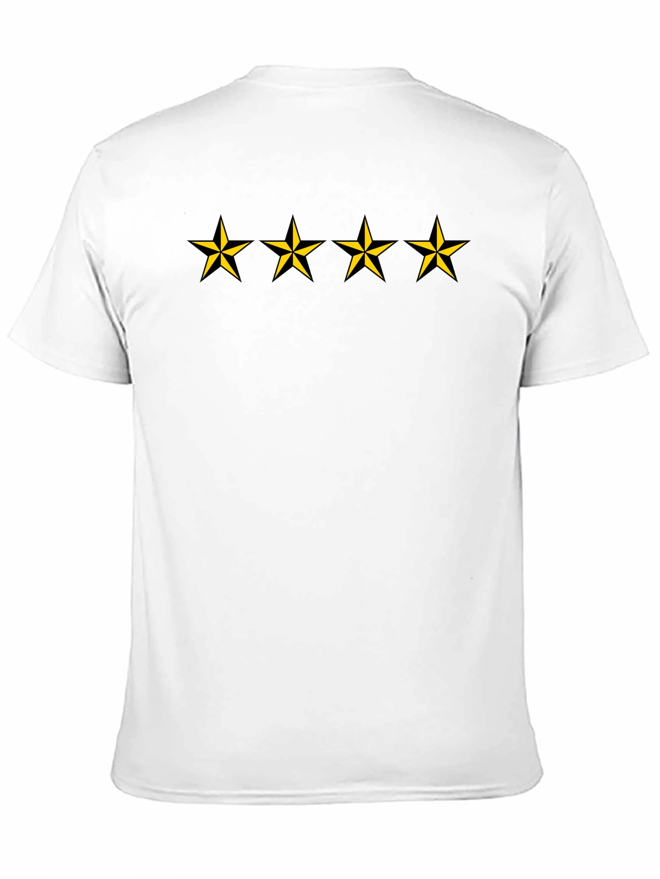 Stars Graphic Black T-Shirt
