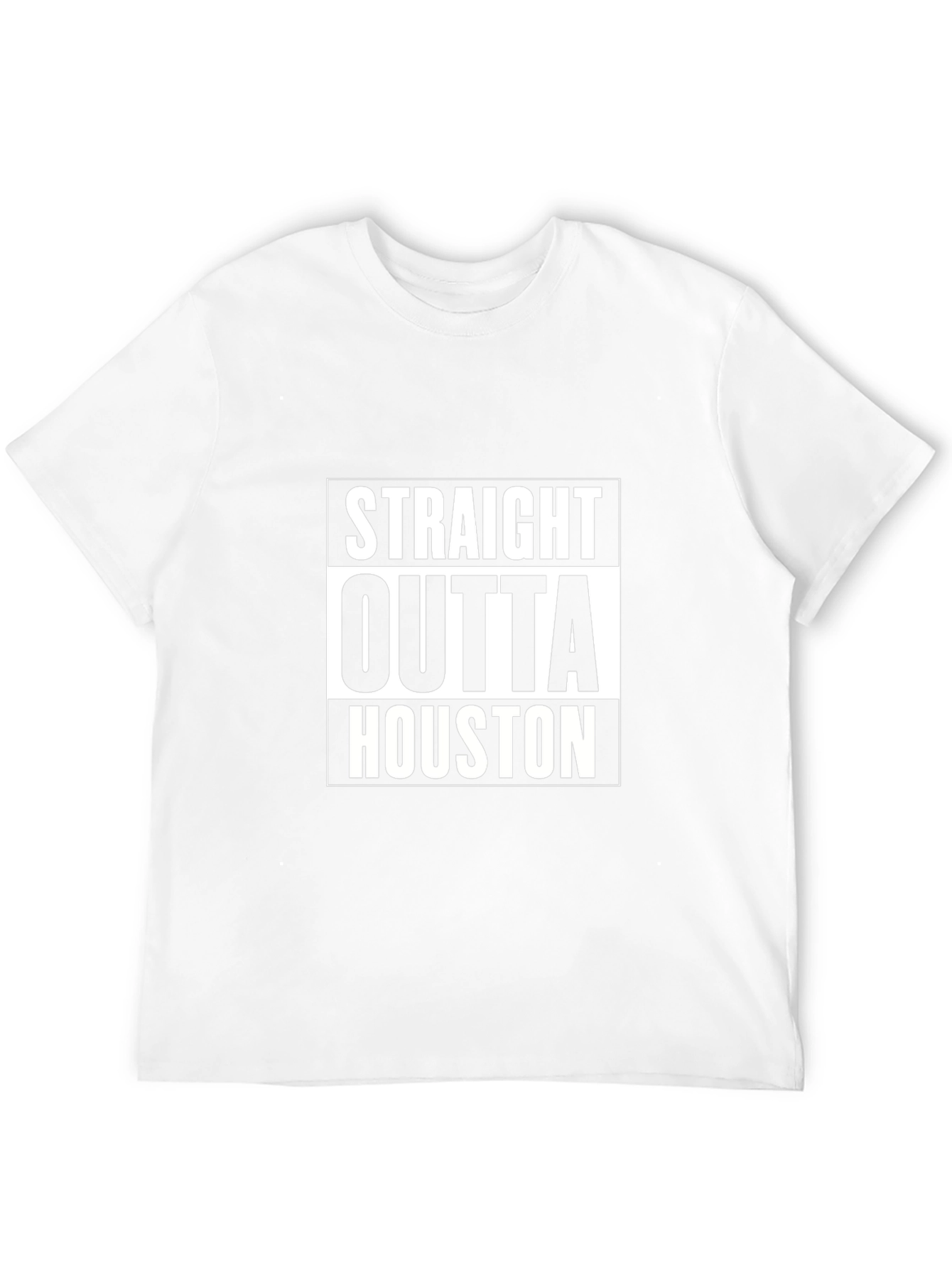 Straight Outta Houston Black T-Shirt