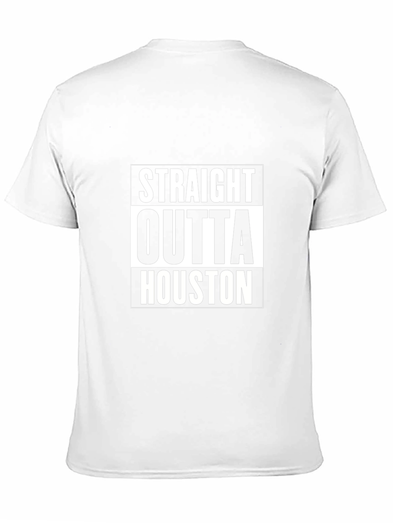 Straight Outta Houston Black T-Shirt