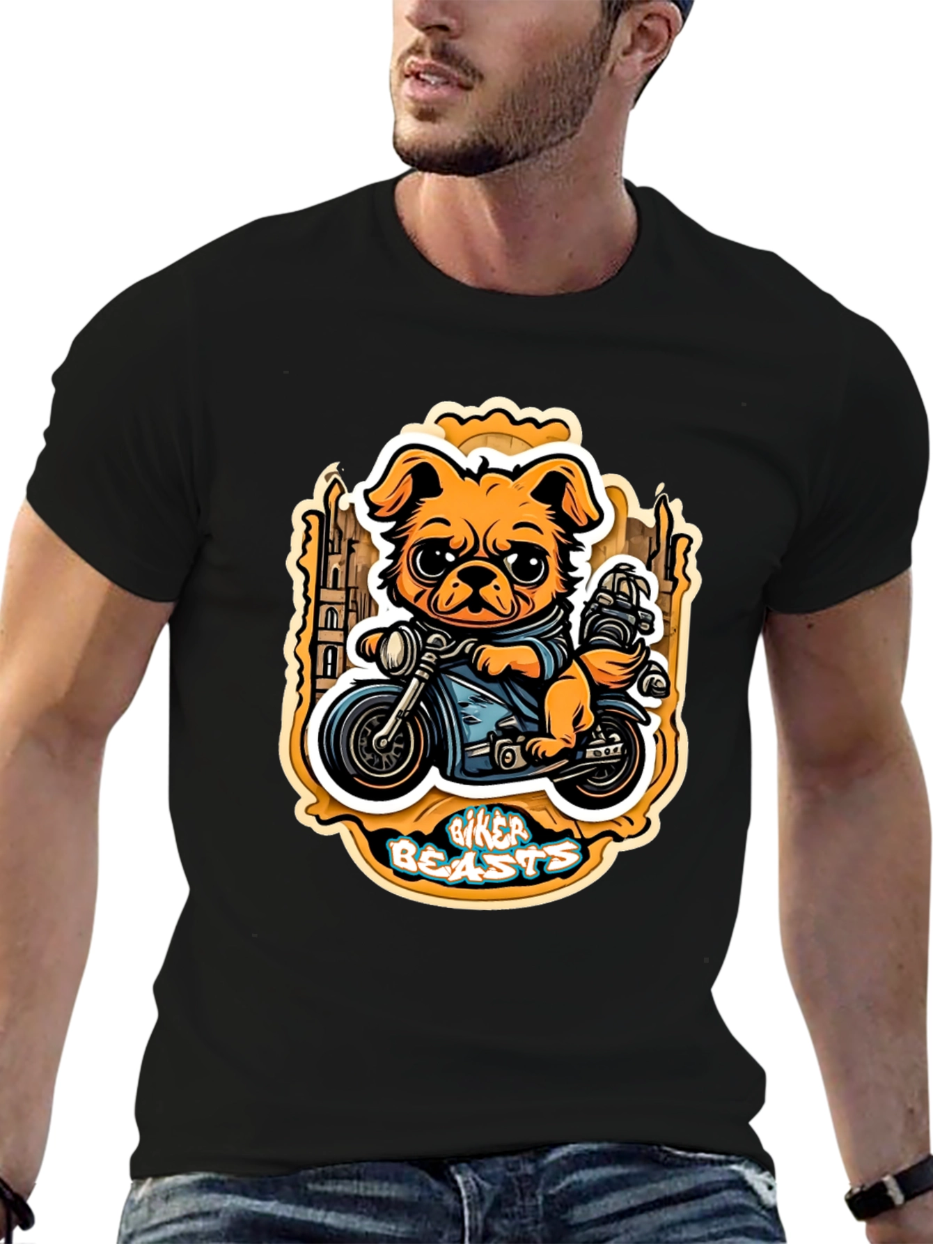 Biker Beasts Dog T-Shirt