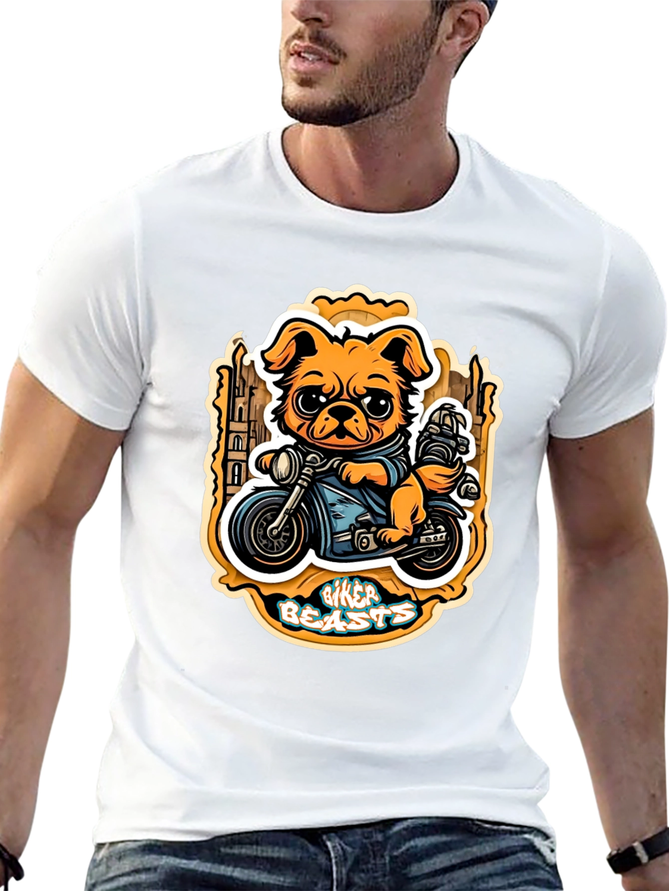 Biker Beasts Dog T-Shirt