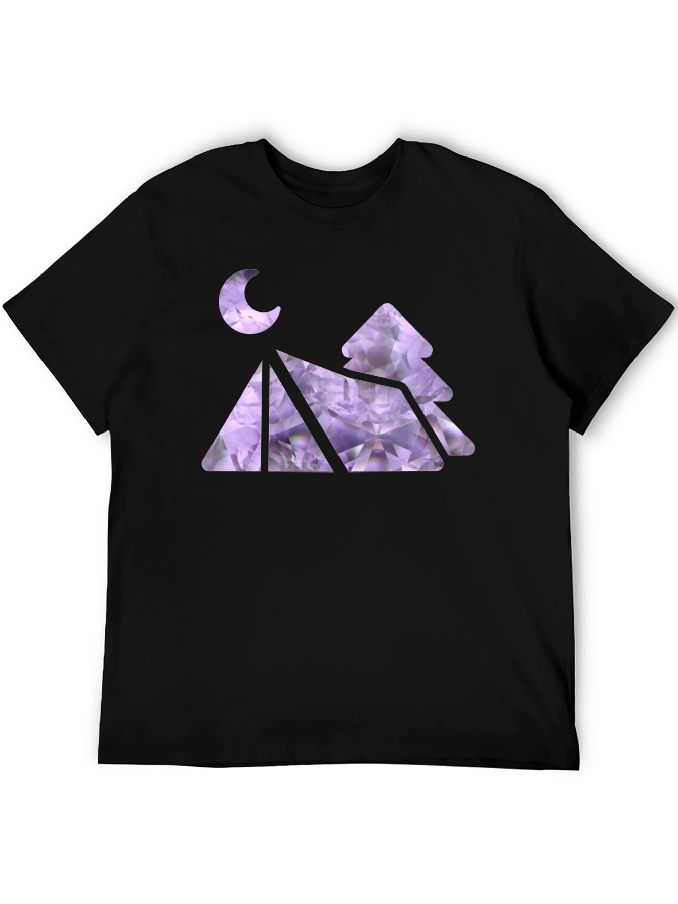 Camping Tent Moon Tree T-Shirt