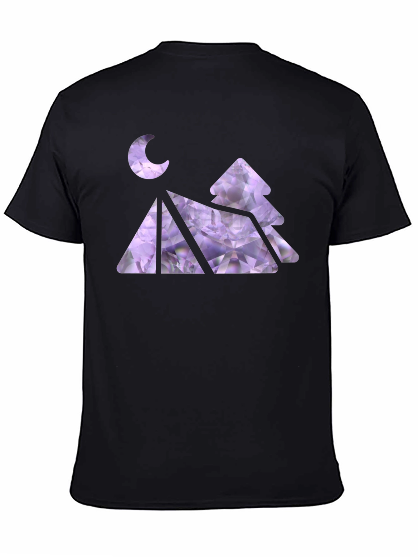 Camping Tent Moon Tree T-Shirt