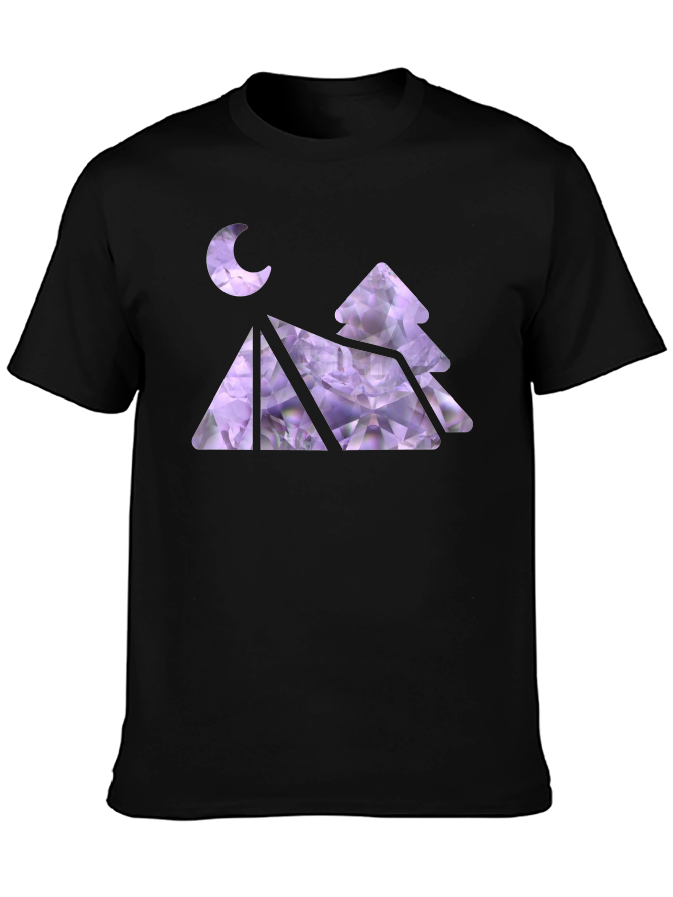 Camping Tent Moon Tree T-Shirt