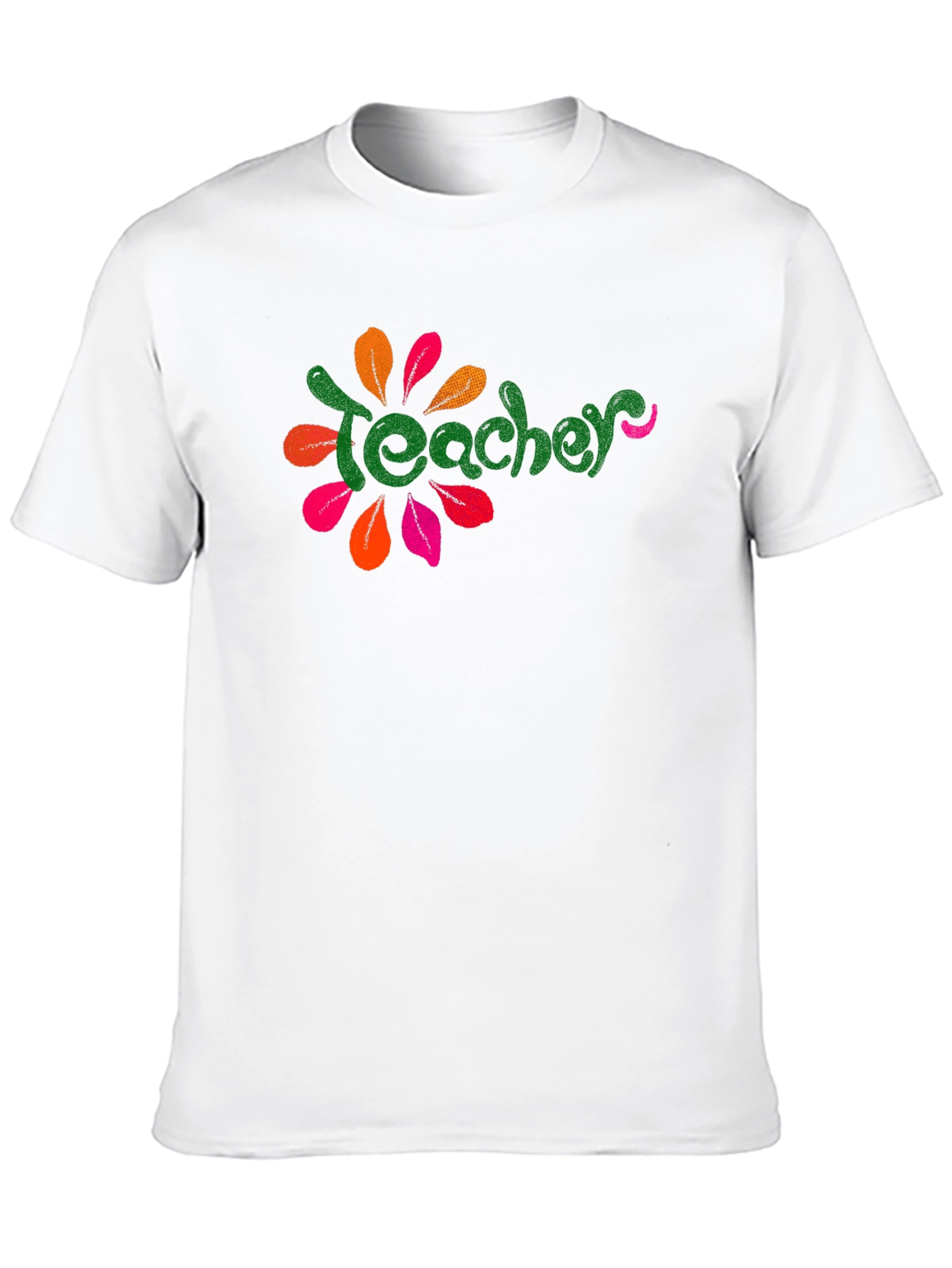 Teacher Flower Graphic Tee - Unique Style