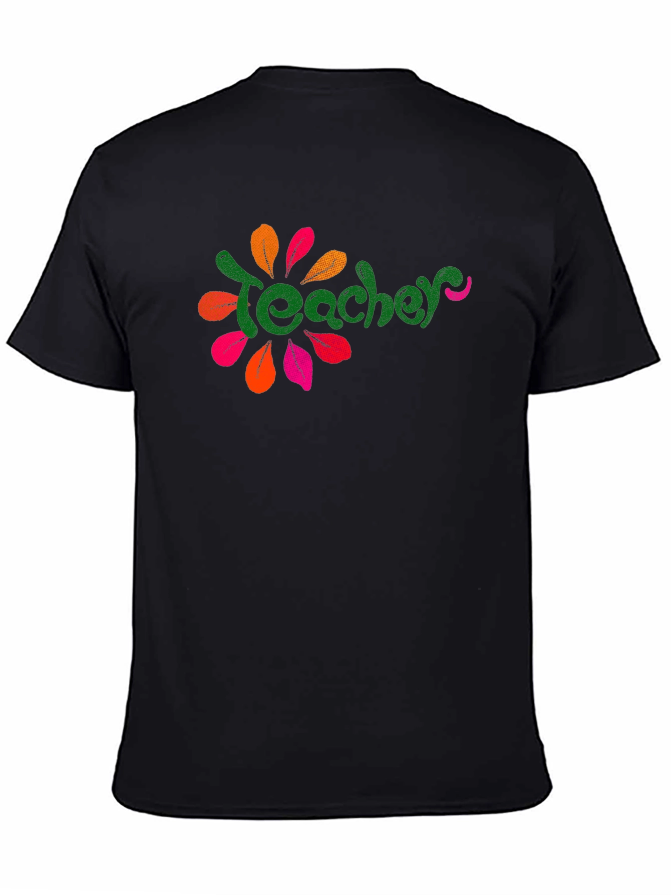 Teacher Flower Graphic Tee - Unique Style