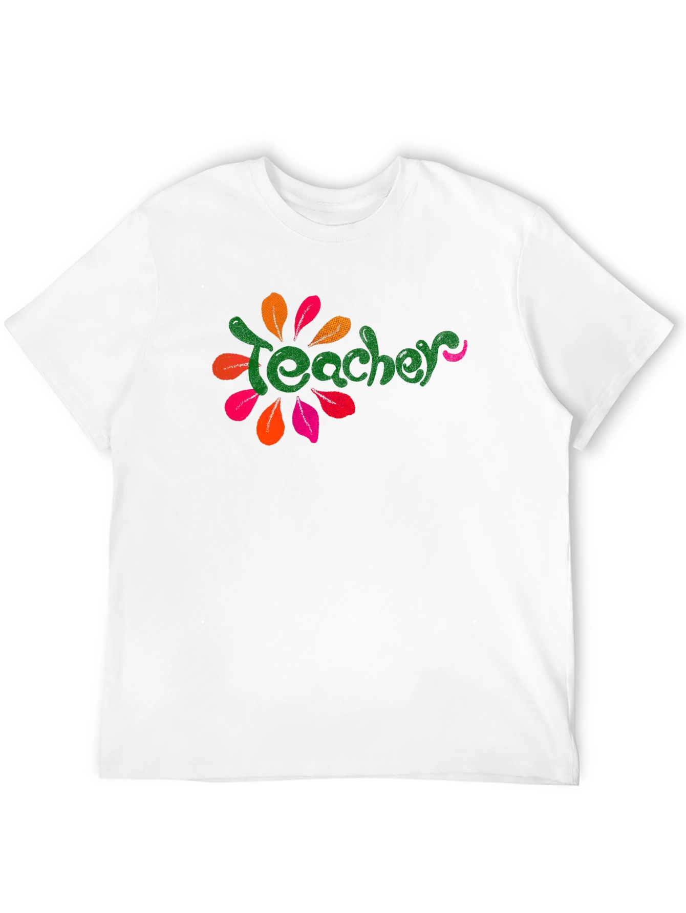 Teacher Flower Graphic Tee - Unique Style