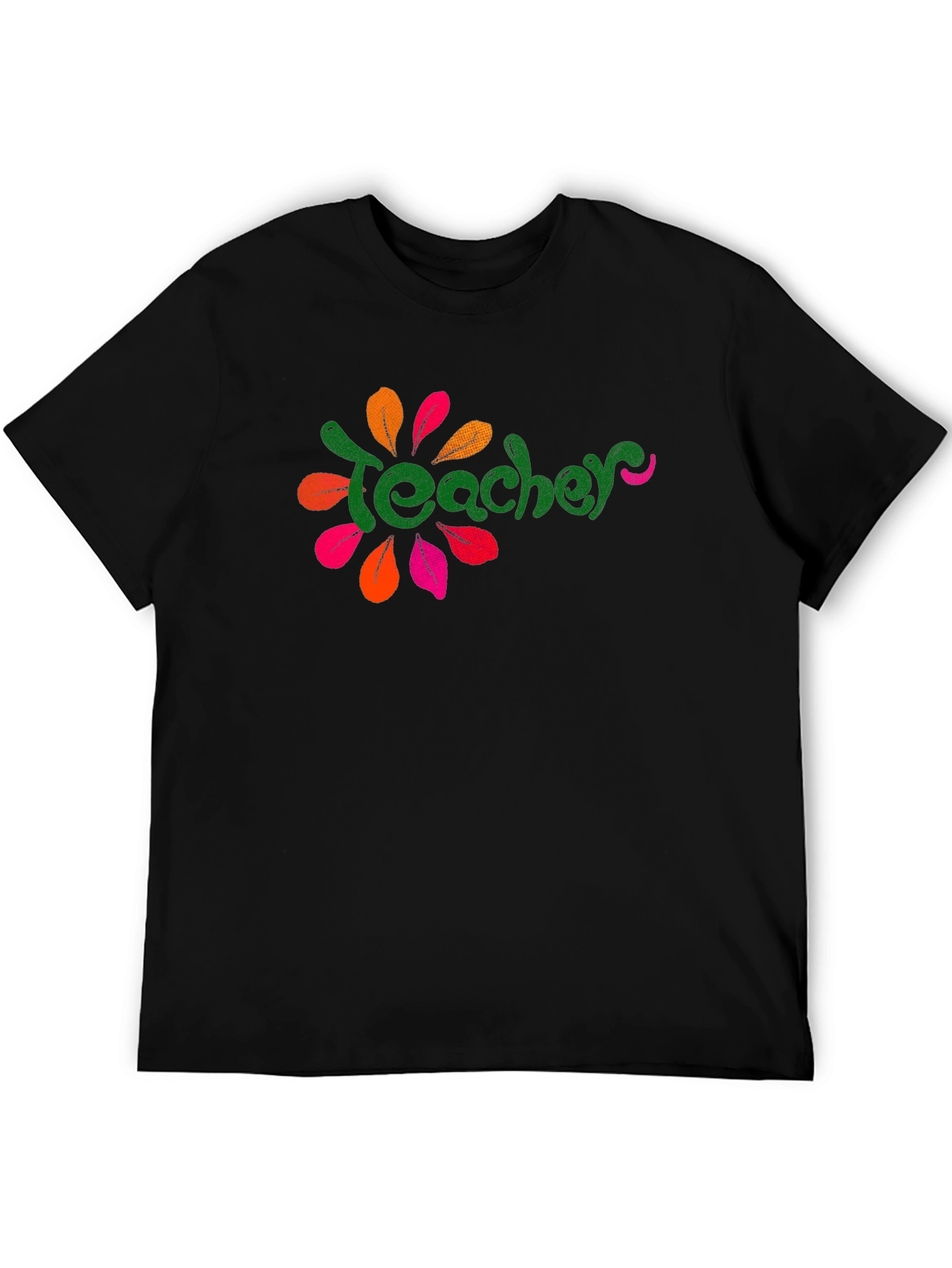 Teacher Flower Graphic Tee - Unique Style