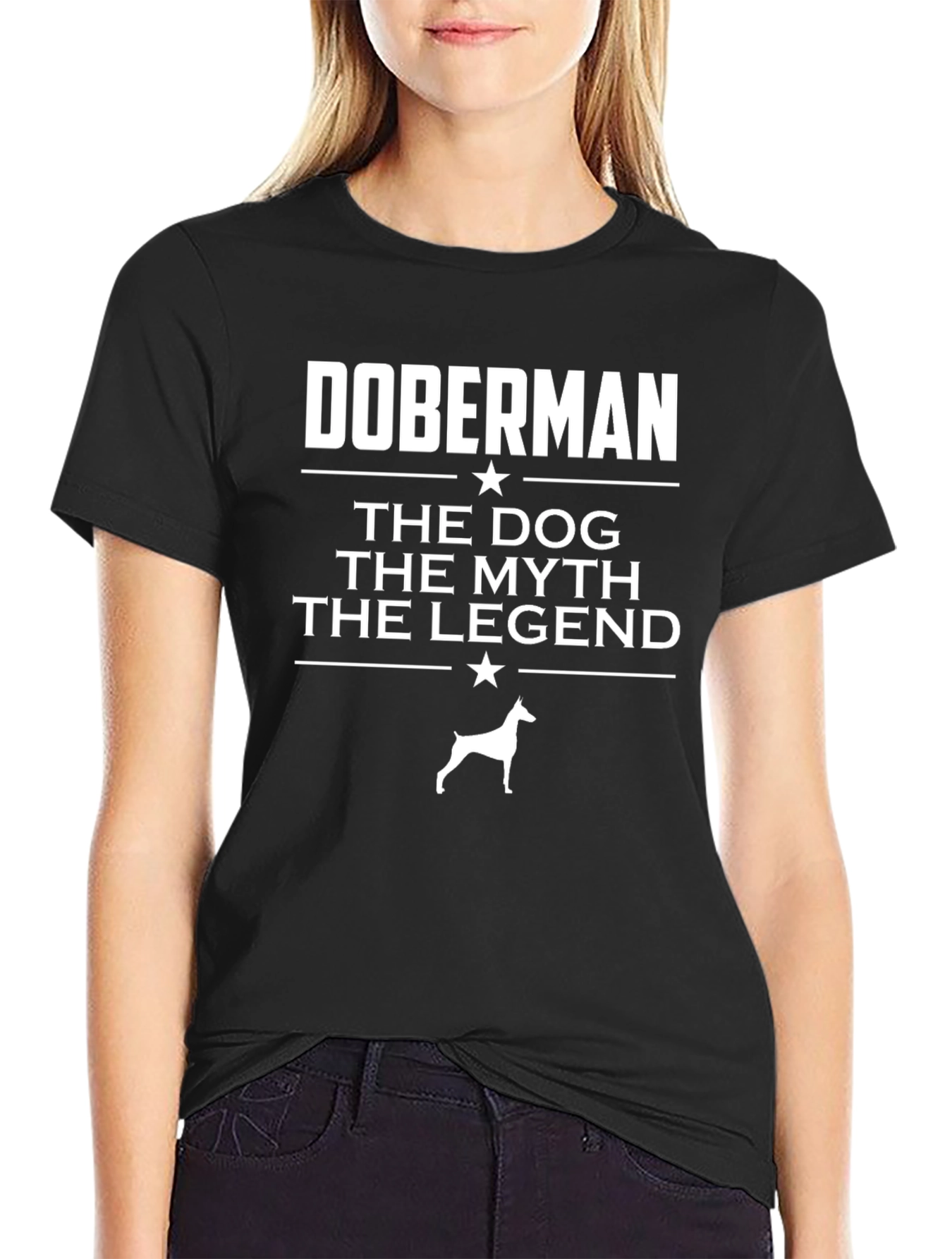 Doberman Dog Myth Legend Graphic T-Shirt