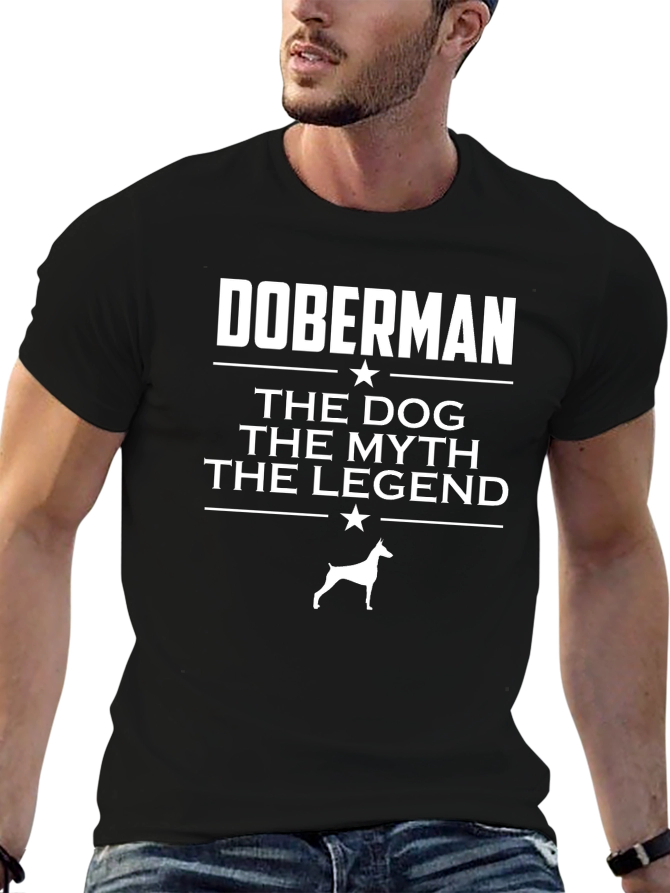 Doberman Dog Myth Legend Graphic T-Shirt
