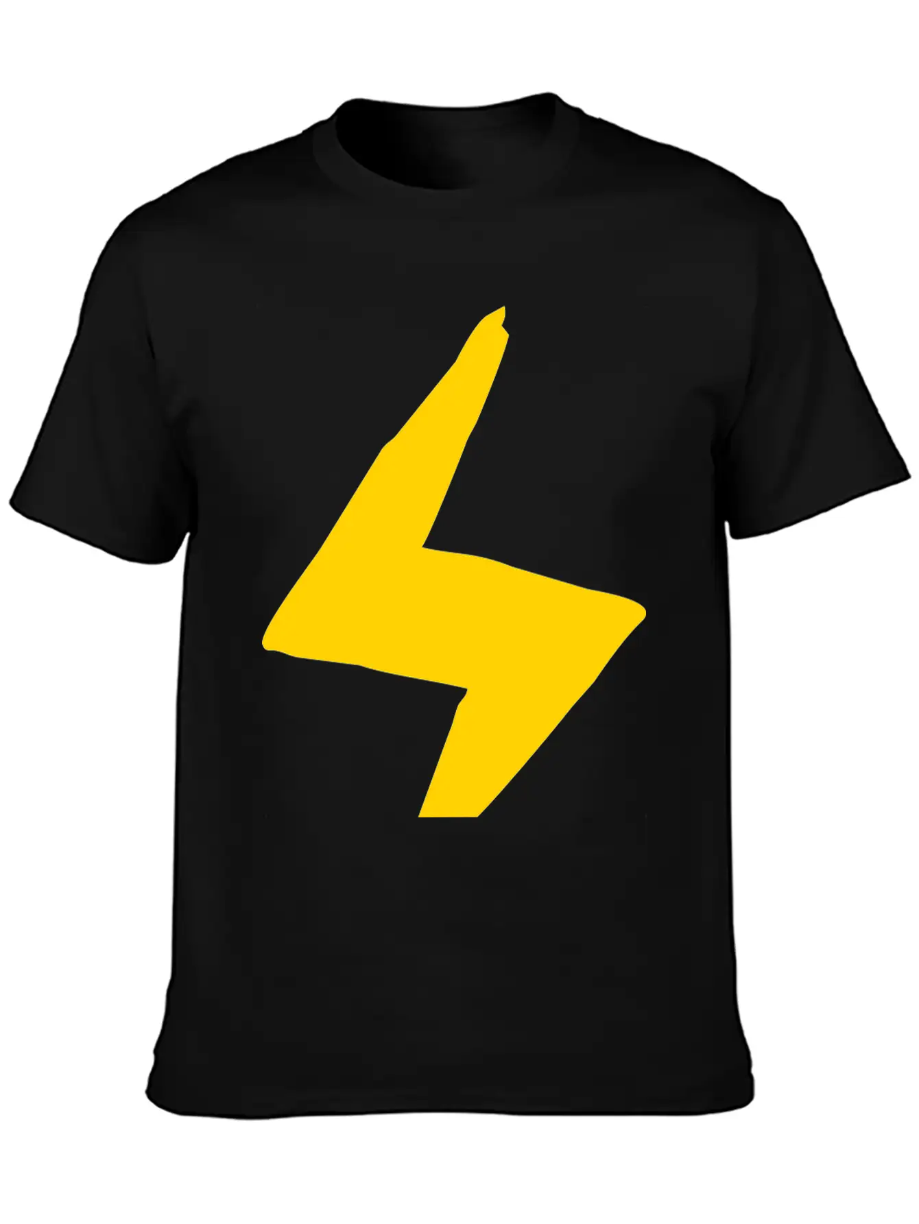 Lightning Hand-drawn Unisex Casual T-Shirt – Clean Design For Daily Comfort
