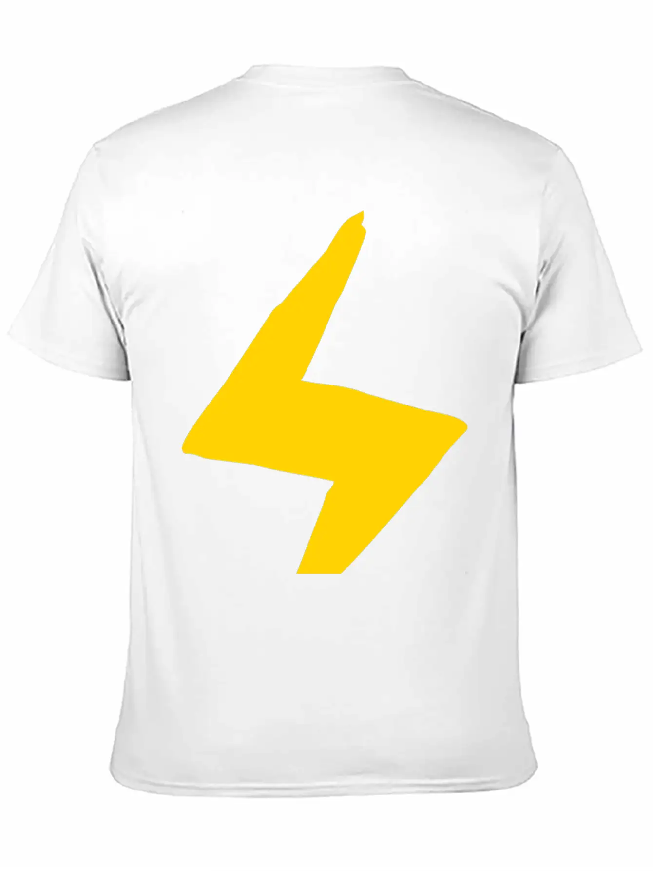 Lightning Hand-drawn Unisex Casual T-Shirt – Clean Design For Daily Comfort