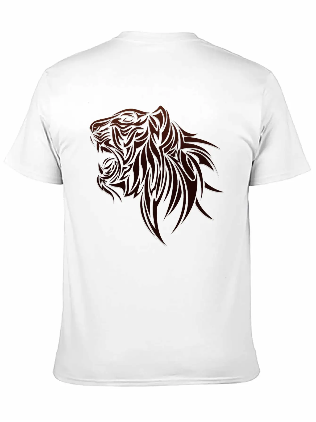 Lion Head Unisex Casual T-Shirt – Clean Design For Daily Comfort