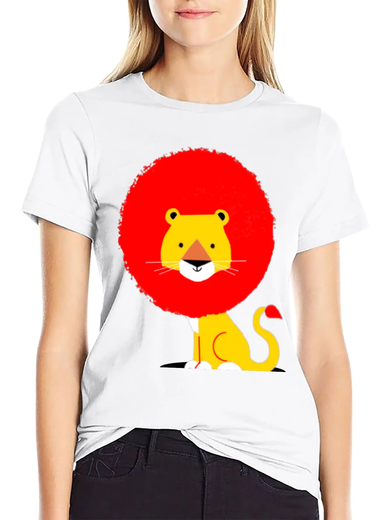 Lion Unisex Casual T-Shirt – Clean Design For Daily Comfort