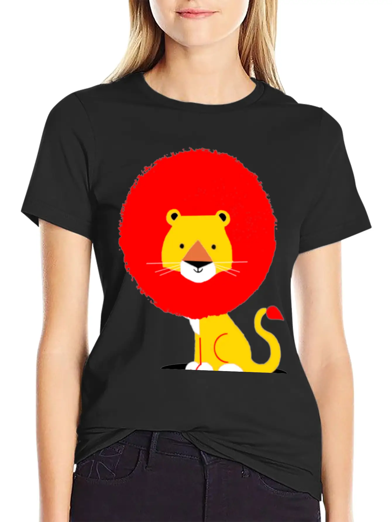 Lion Unisex Casual T-Shirt – Clean Design For Daily Comfort