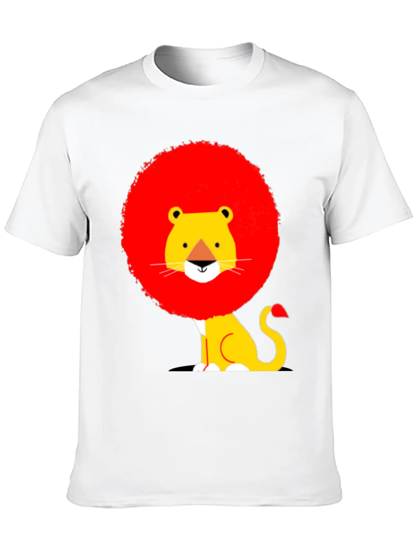 Lion Unisex Casual T-Shirt – Clean Design For Daily Comfort