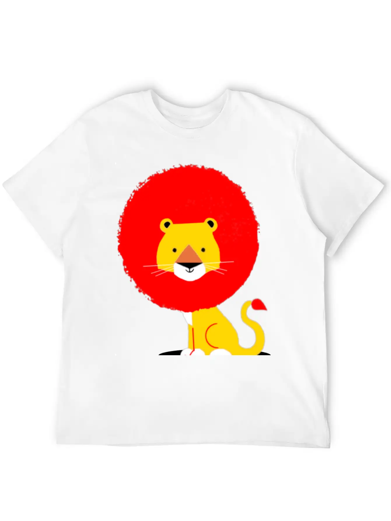 Lion Unisex Casual T-Shirt – Clean Design For Daily Comfort
