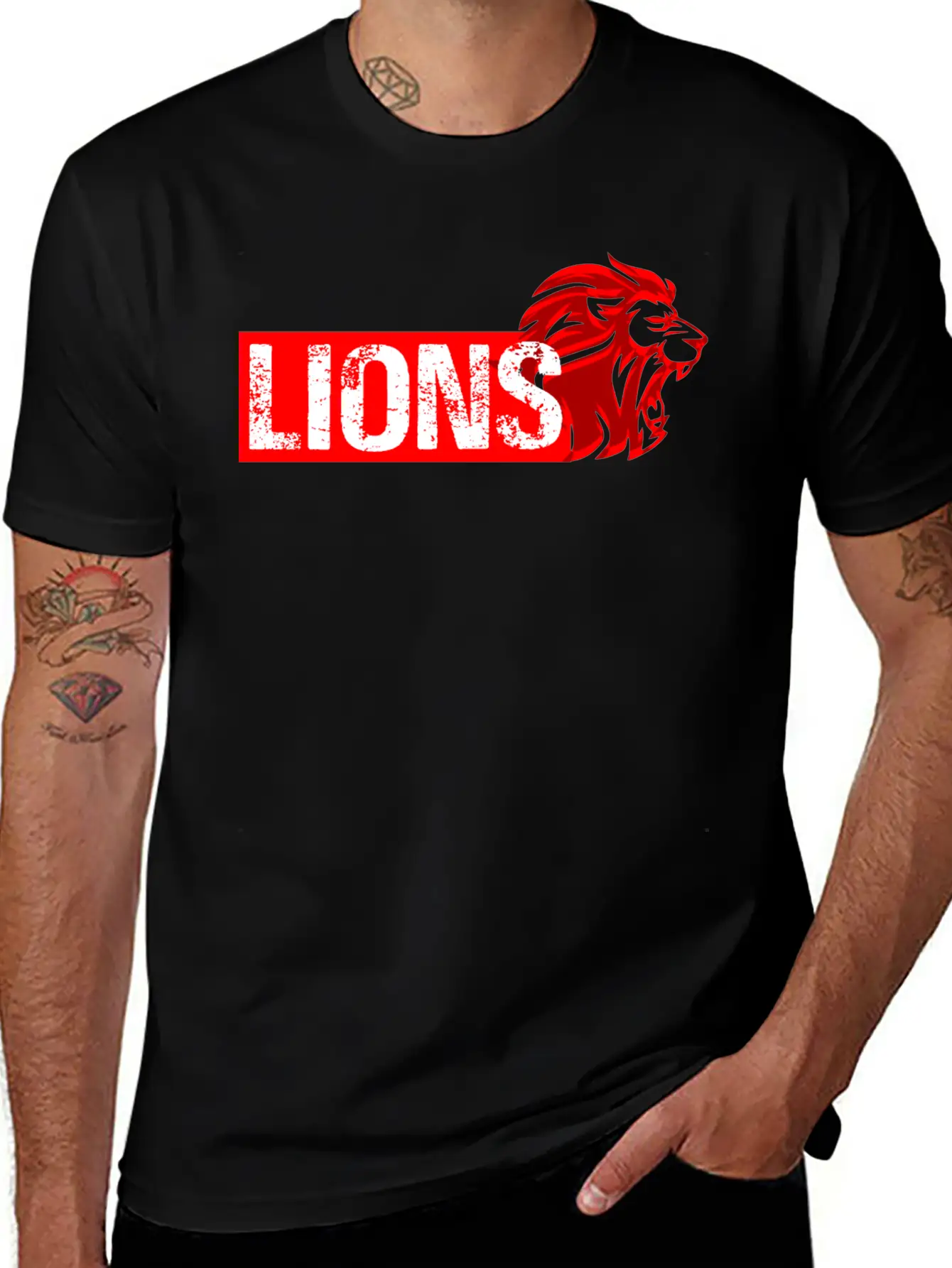 Lions Unisex Casual T-Shirt – Clean Design For Daily Comfort