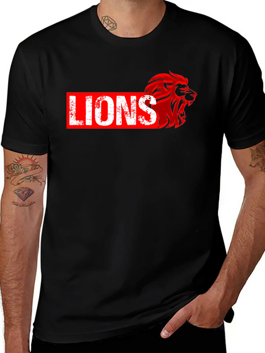 Lions Unisex Casual T-Shirt – Clean Design For Daily Comfort