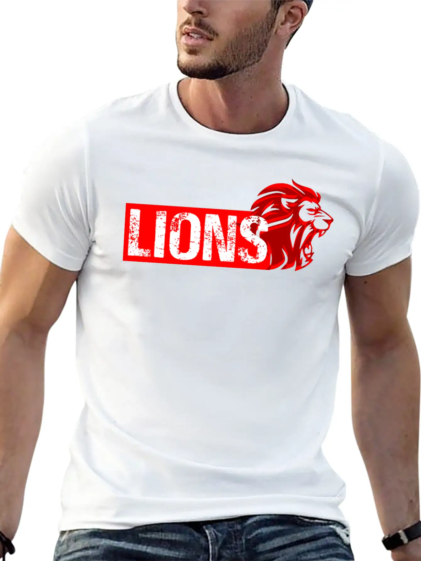 Lions Unisex Casual T-Shirt – Clean Design For Daily Comfort
