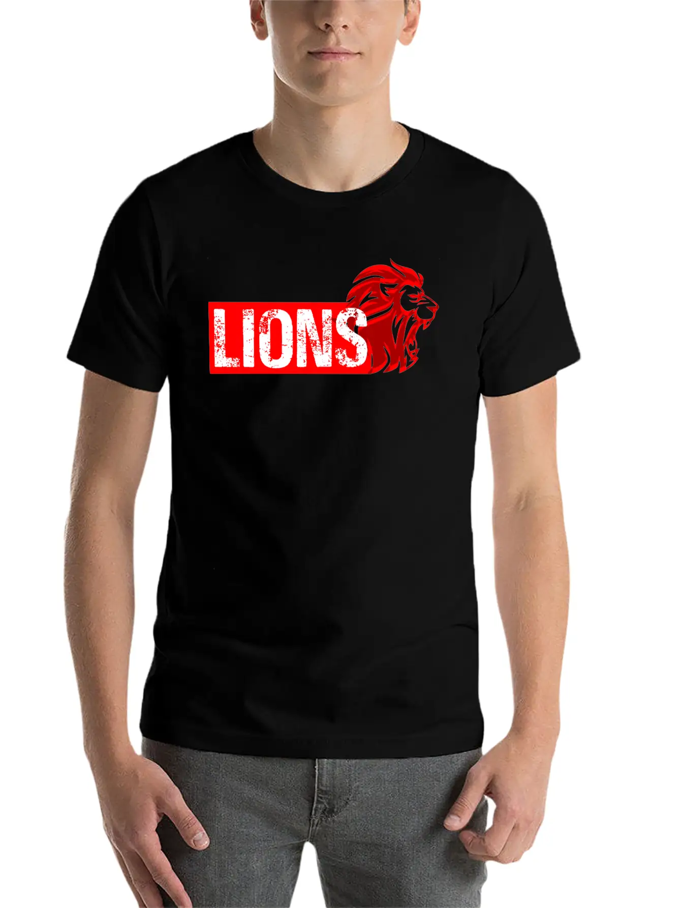 Lions Unisex Casual T-Shirt – Clean Design For Daily Comfort
