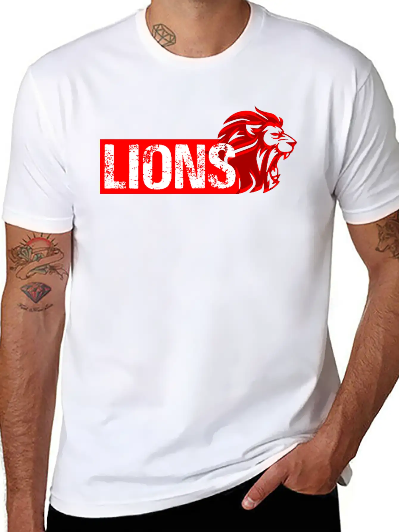 Lions Unisex Casual T-Shirt – Clean Design For Daily Comfort