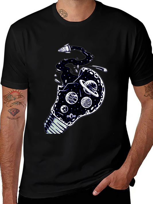 Cosmic Bulb Mens Graphic T-Shirt