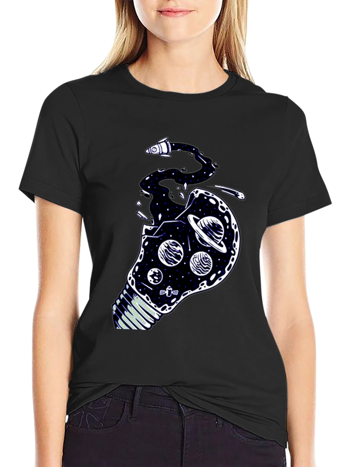 Cosmic Bulb Mens Graphic T-Shirt