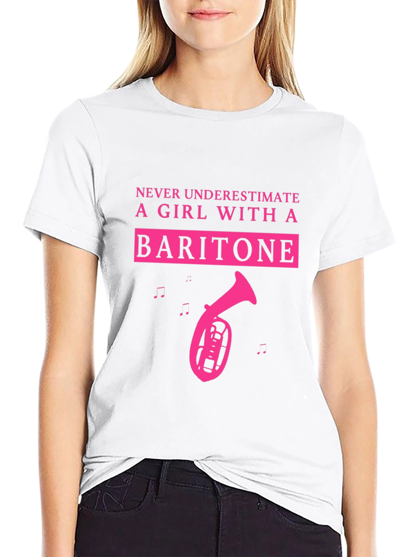 Baritone Girl T-Shirt - Musical Instrument Tee