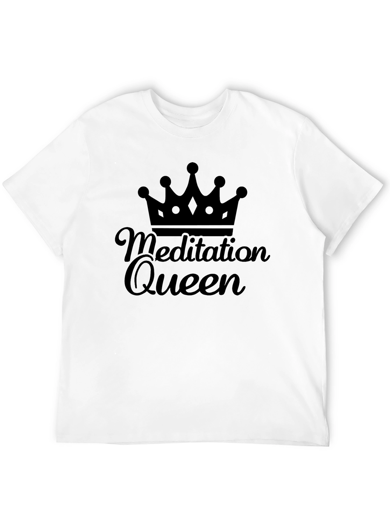 Meditation Queen Black T-Shirt