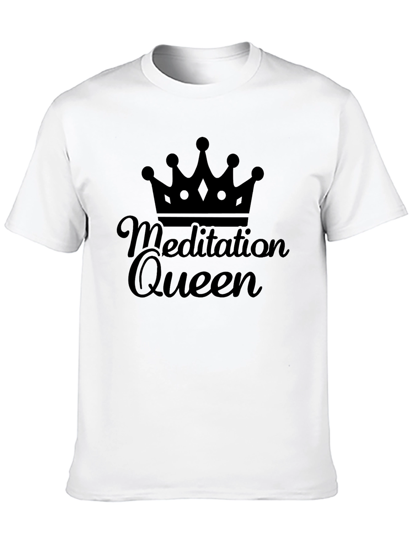 Meditation Queen Black T-Shirt