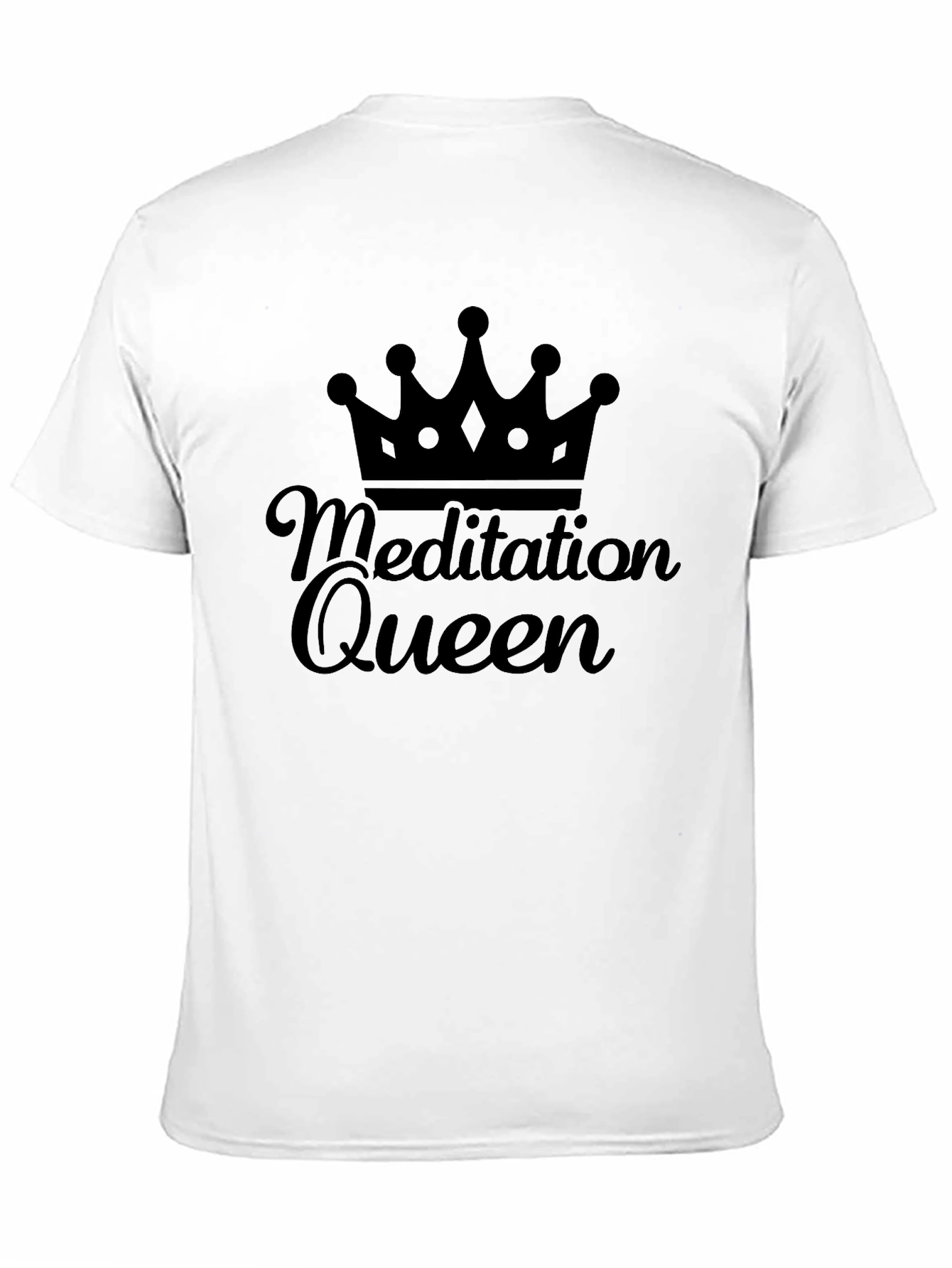Meditation Queen Black T-Shirt
