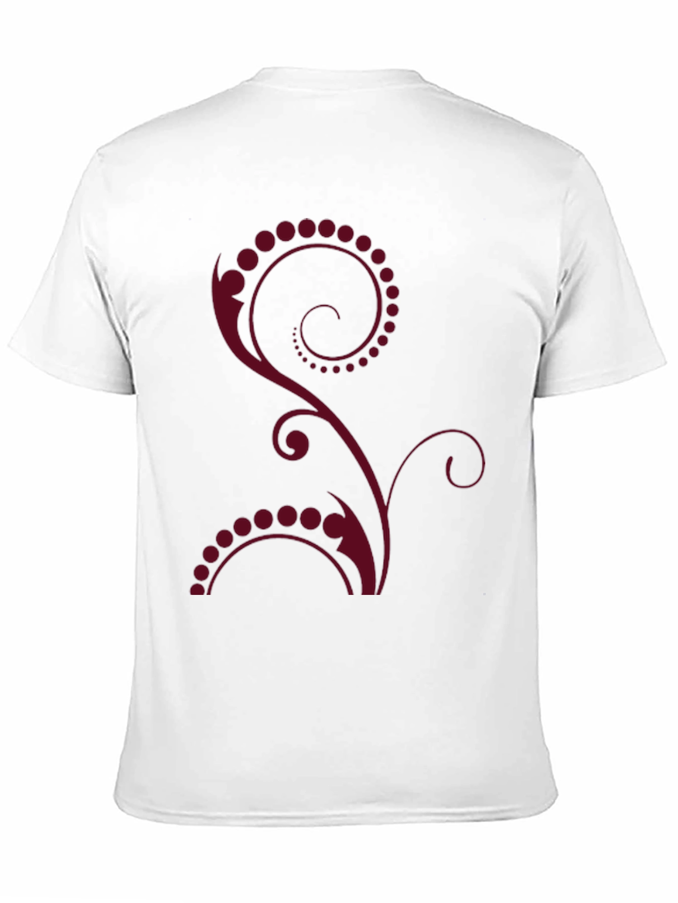 Stylish Black Tee with Floral Design