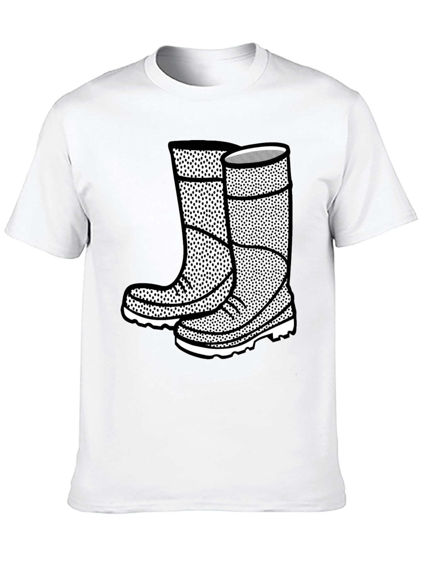 Boots Graphic Black T-Shirt