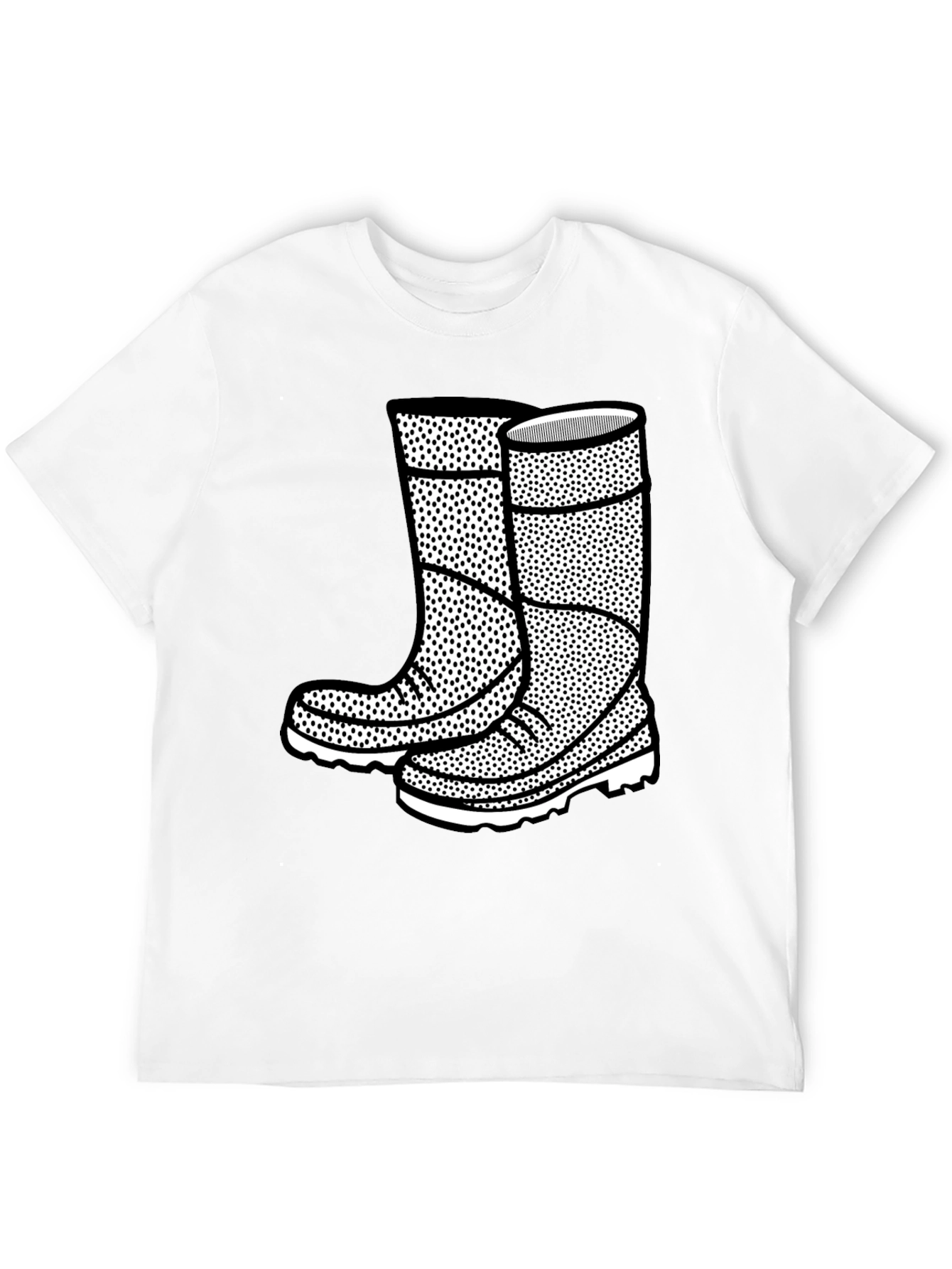 Boots Graphic Black T-Shirt