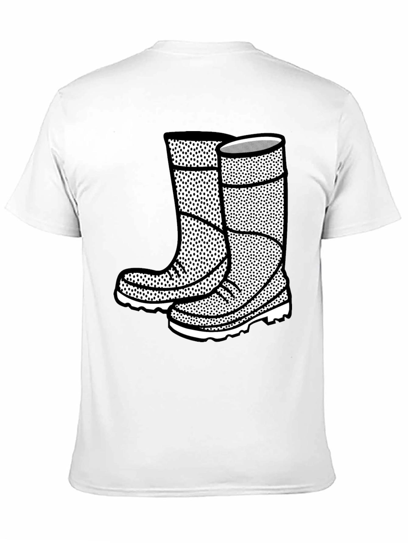 Boots Graphic Black T-Shirt