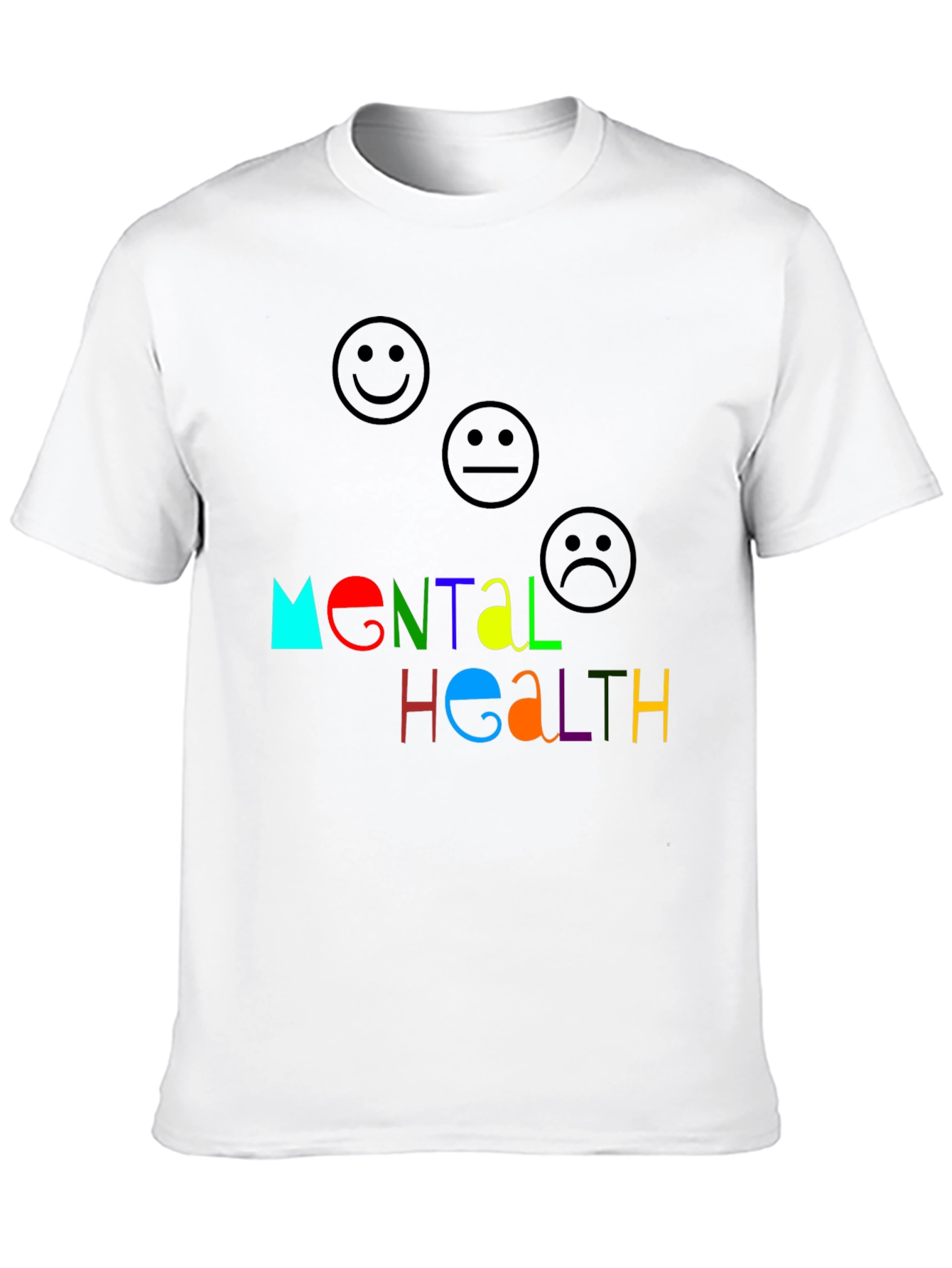 Mental Health Graphic Tee - Black Unisex T-Shirt