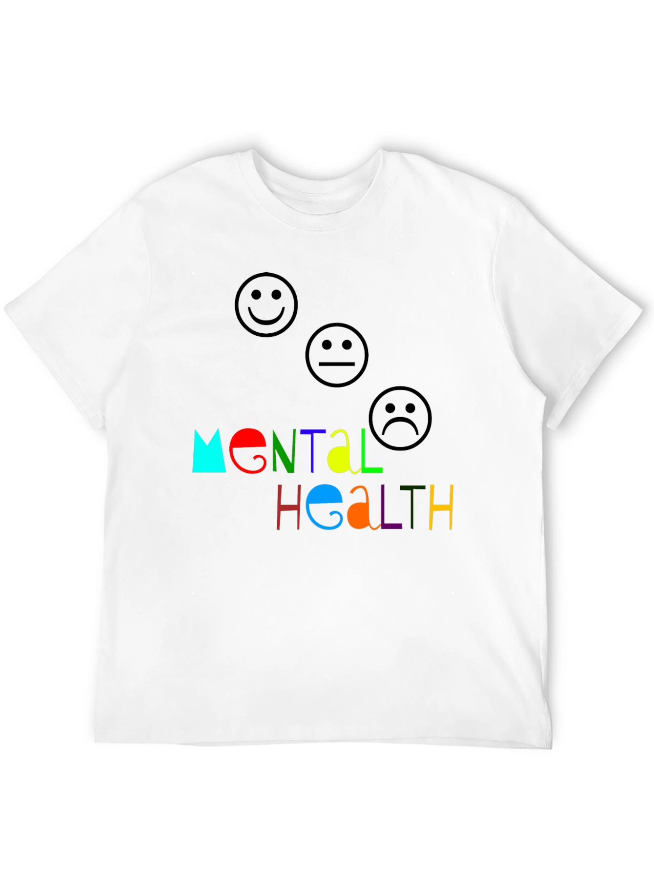 Mental Health Graphic Tee - Black Unisex T-Shirt
