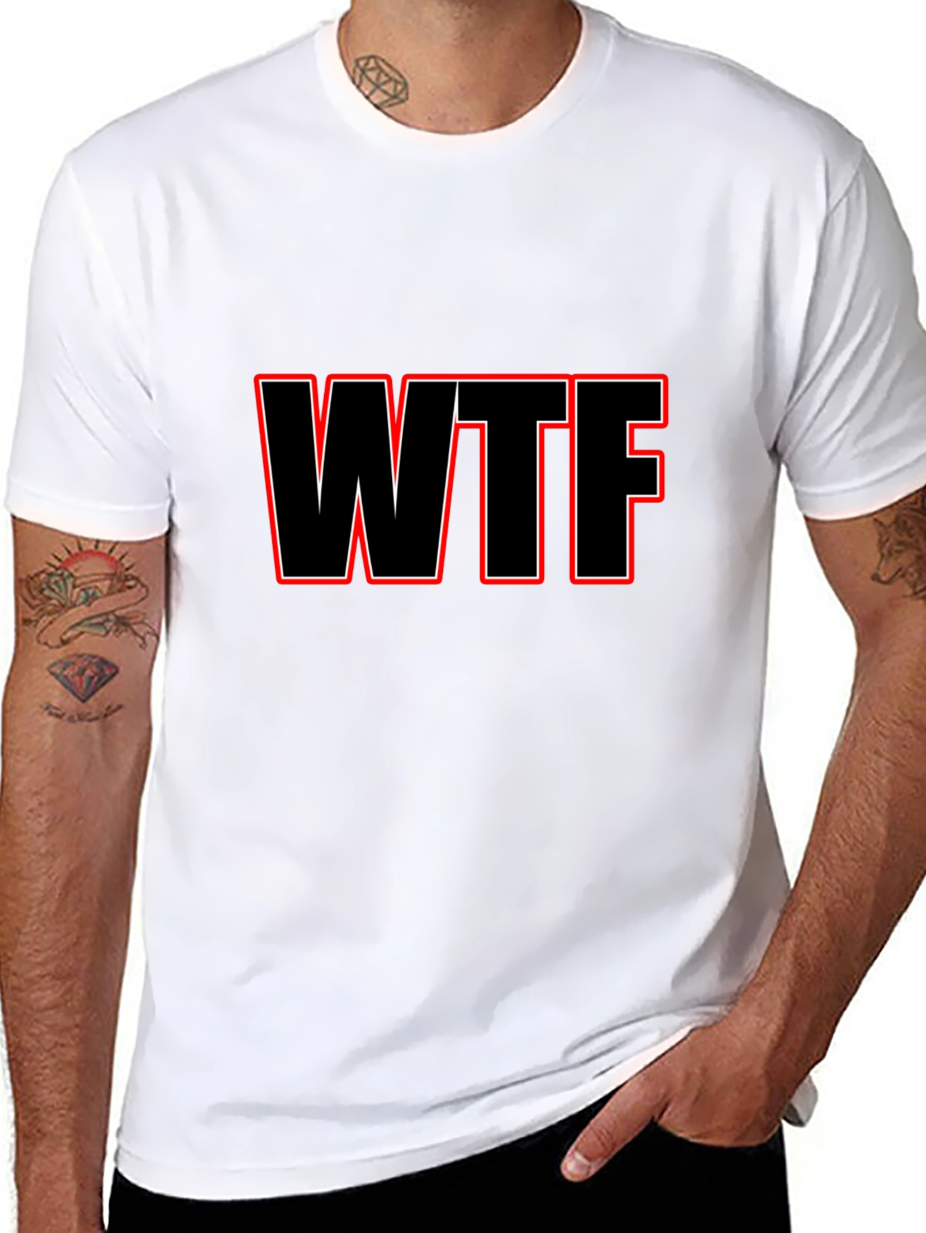 WTF Statement T-Shirt - Bold Slogan Tee