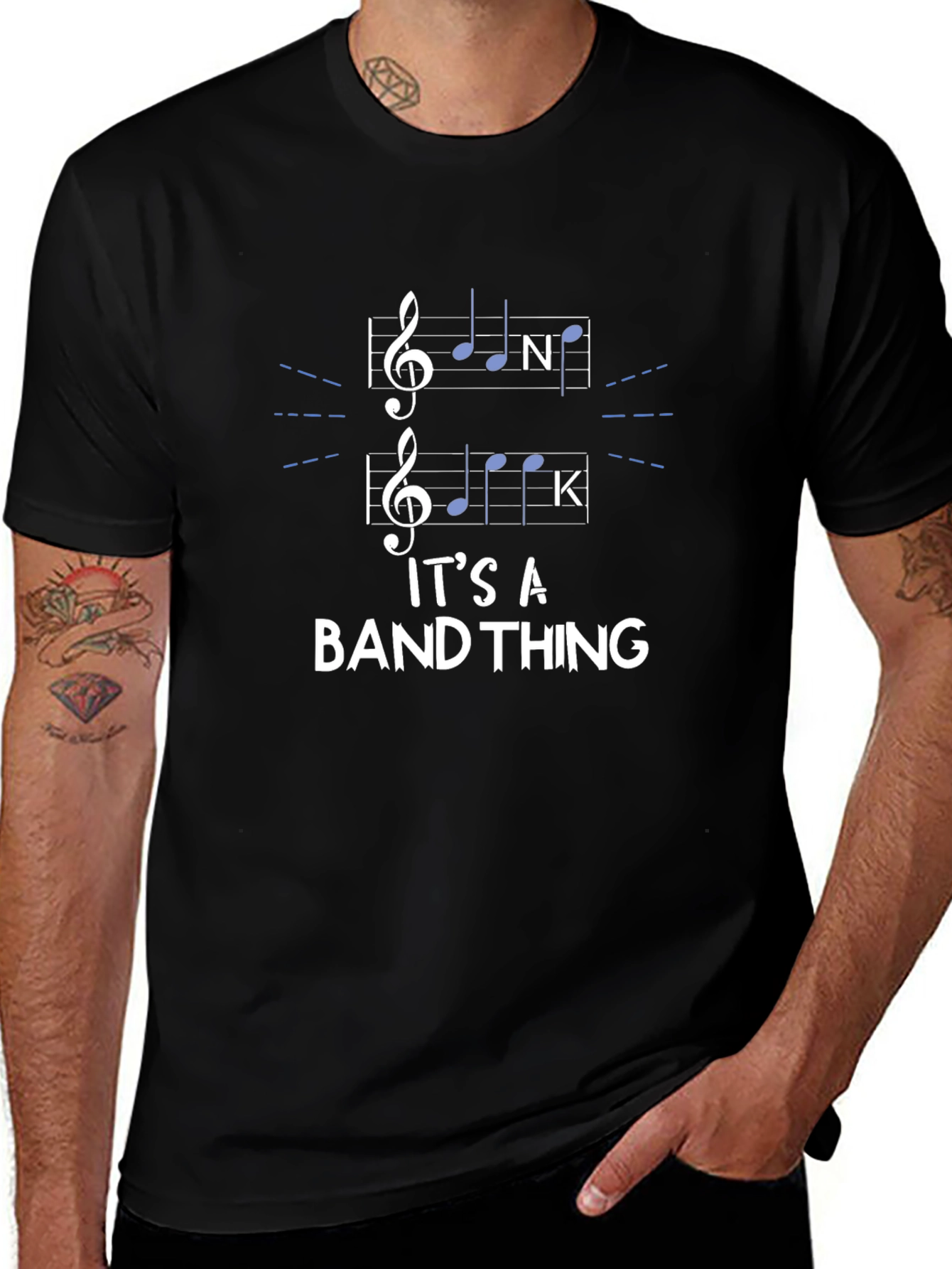 Its a Band Thing Music Notes Graphic Tee
