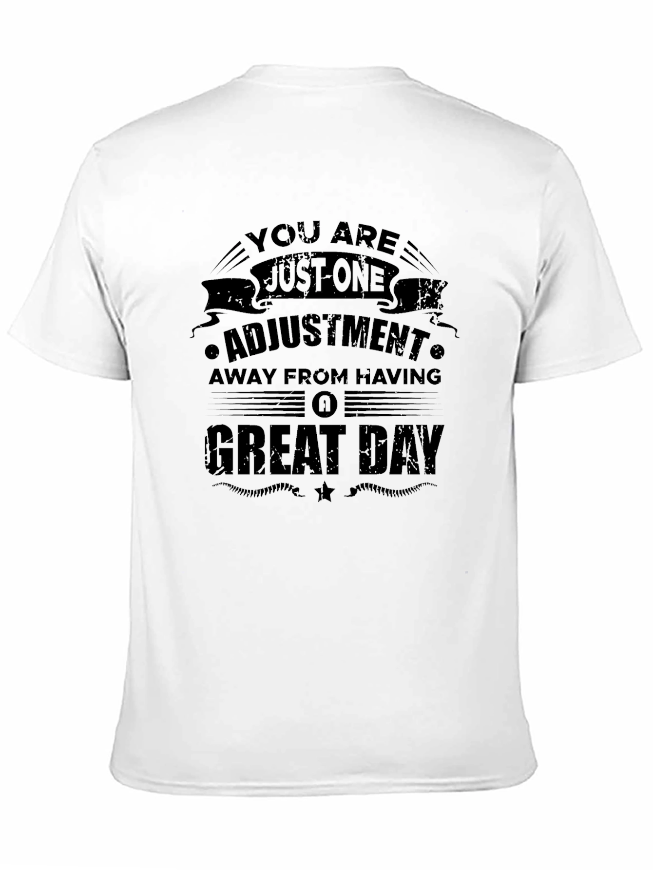 Motivational Great Day Black T-Shirt