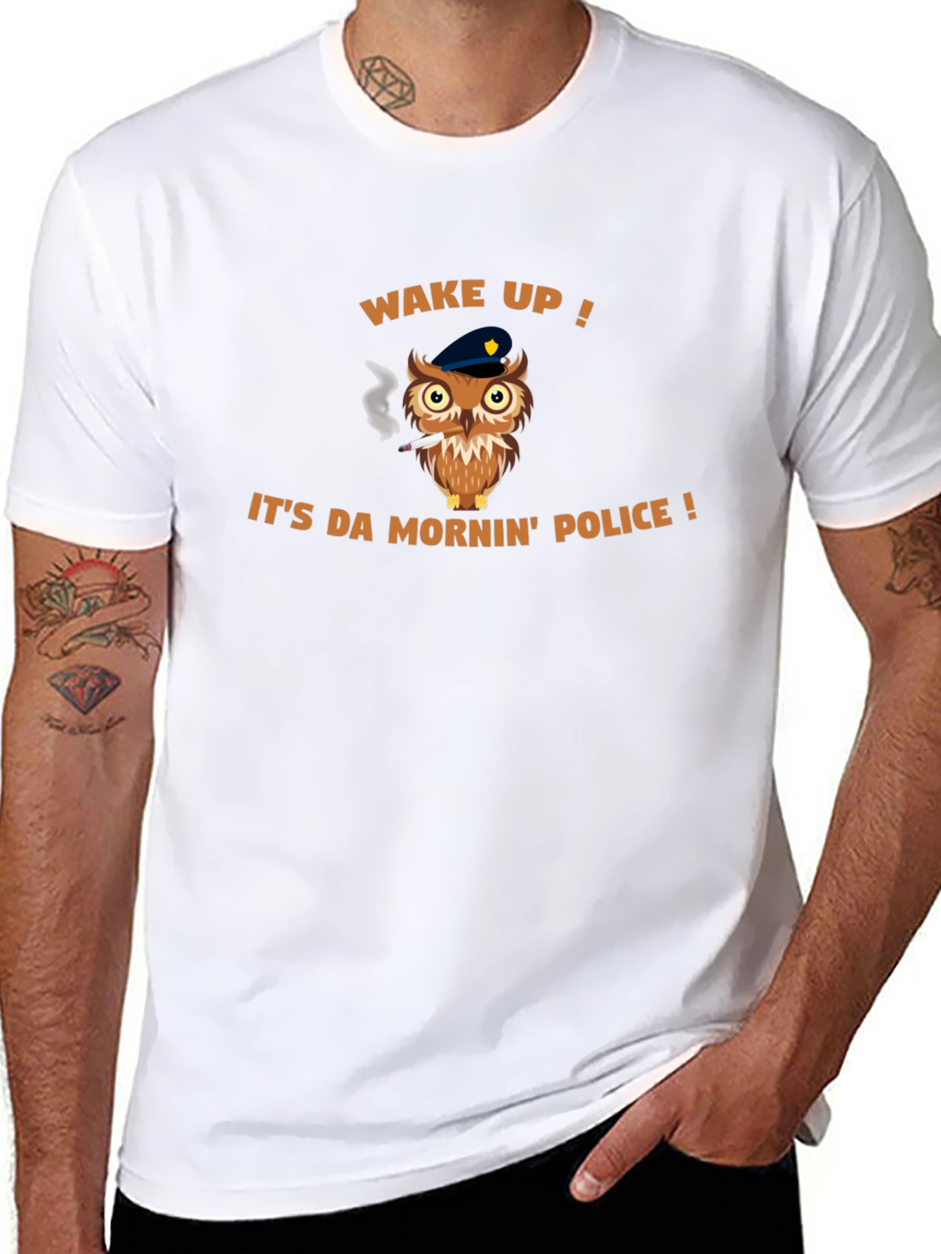 Wake Up! Its Da Mornin Police T-Shirt