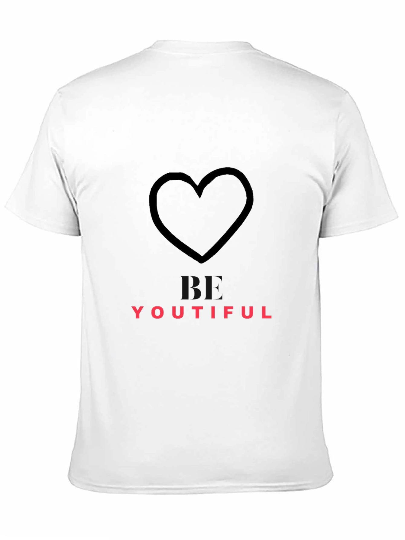 Youthful Heart Graphic Black Tee