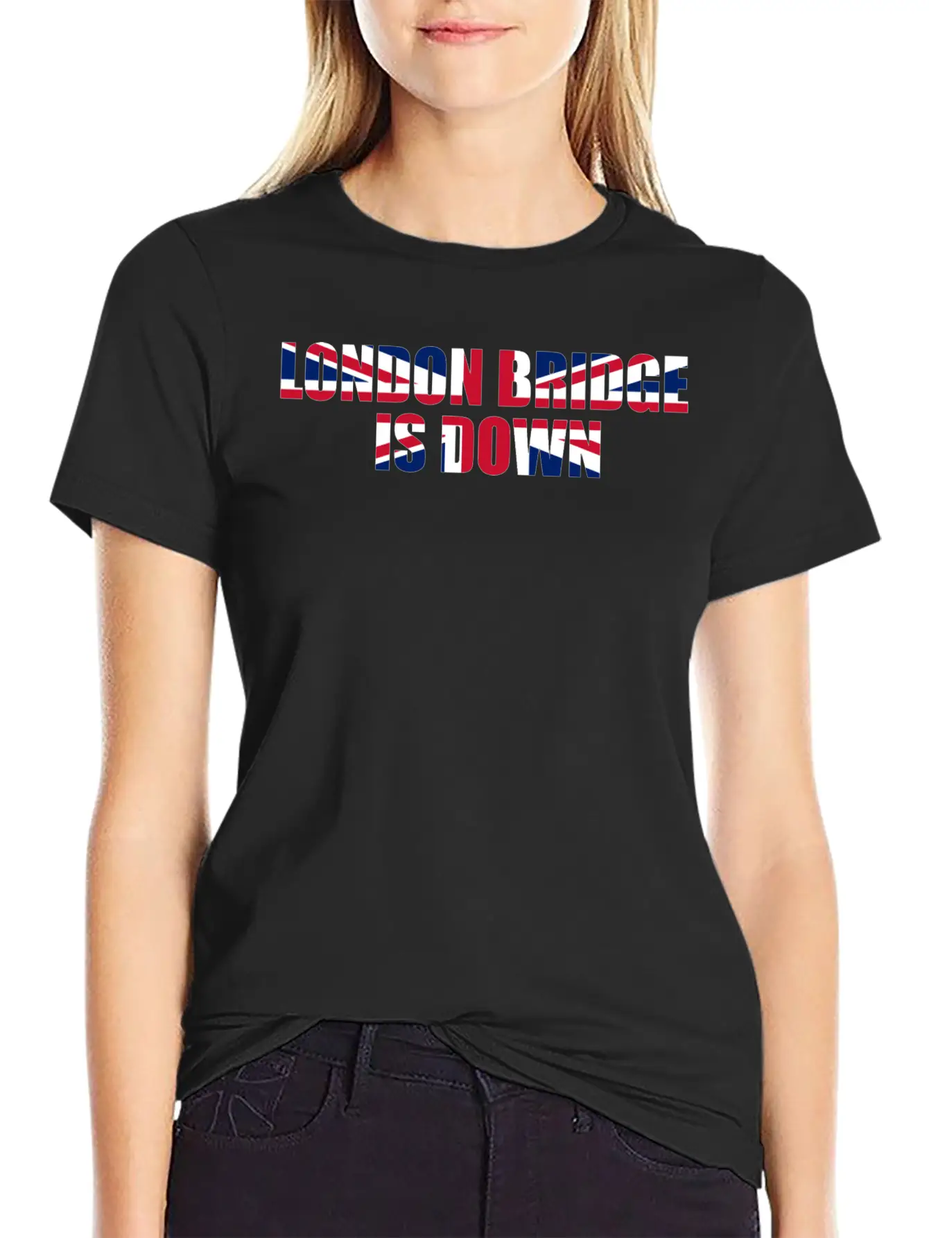 London Bridge Is Downrip Queen Unisex Casual T-Shirt – Clean Design For Daily Comfort