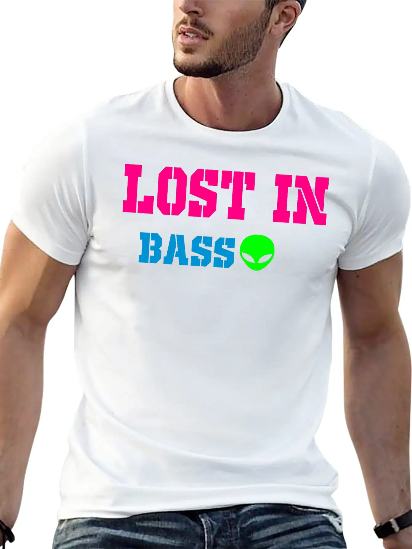 Lost In Bass Unisex Casual T-Shirt – Clean Design For Daily Comfort