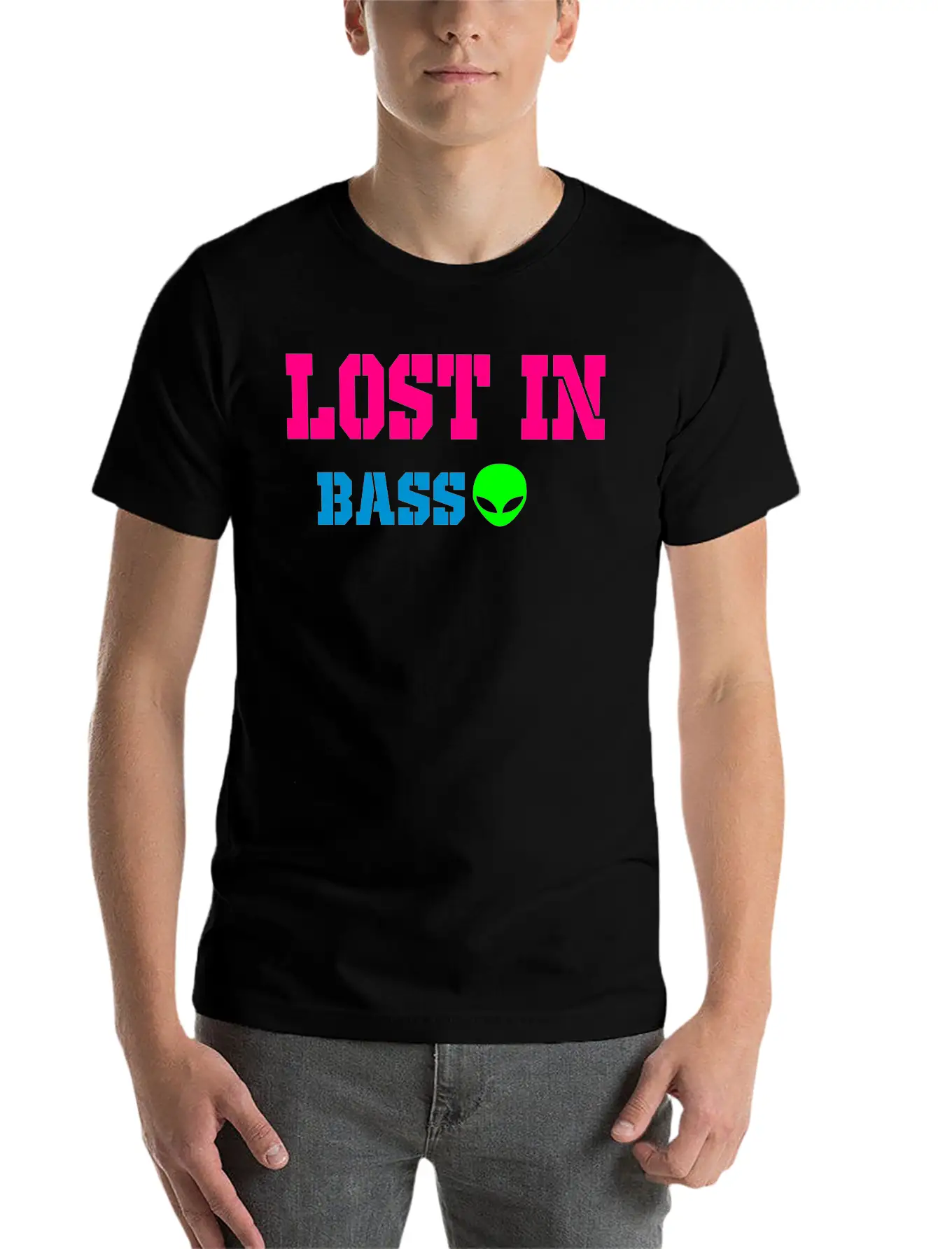 Lost In Bass Unisex Casual T-Shirt – Clean Design For Daily Comfort