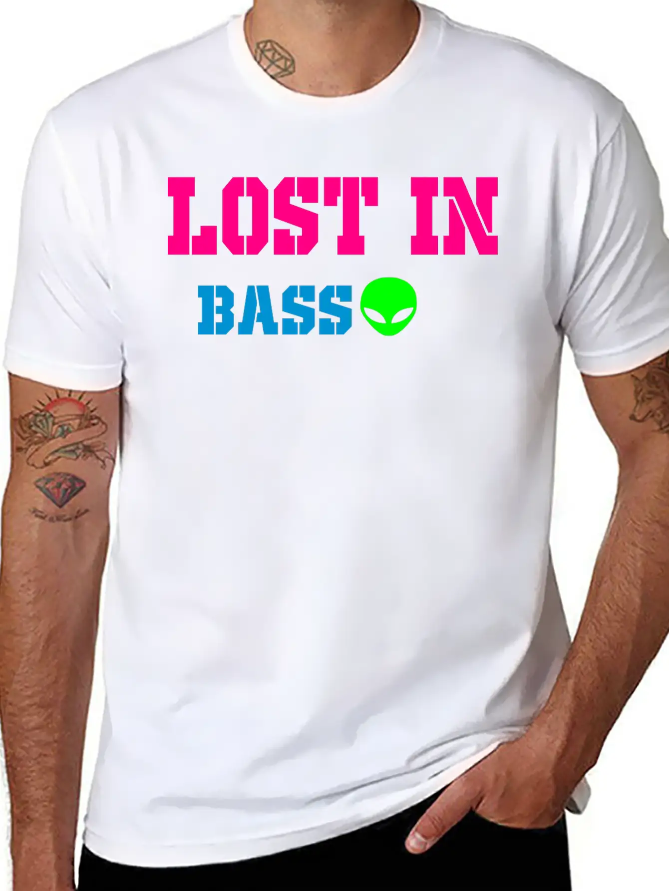 Lost In Bass Unisex Casual T-Shirt – Clean Design For Daily Comfort