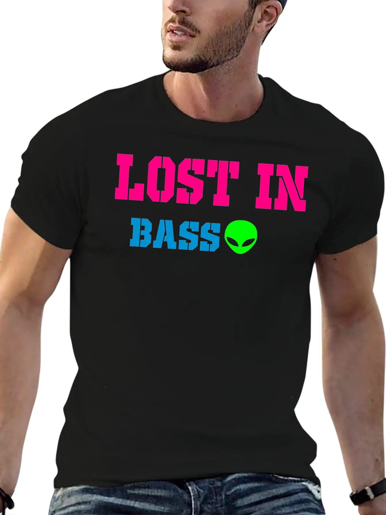 Lost In Bass Unisex Casual T-Shirt – Clean Design For Daily Comfort