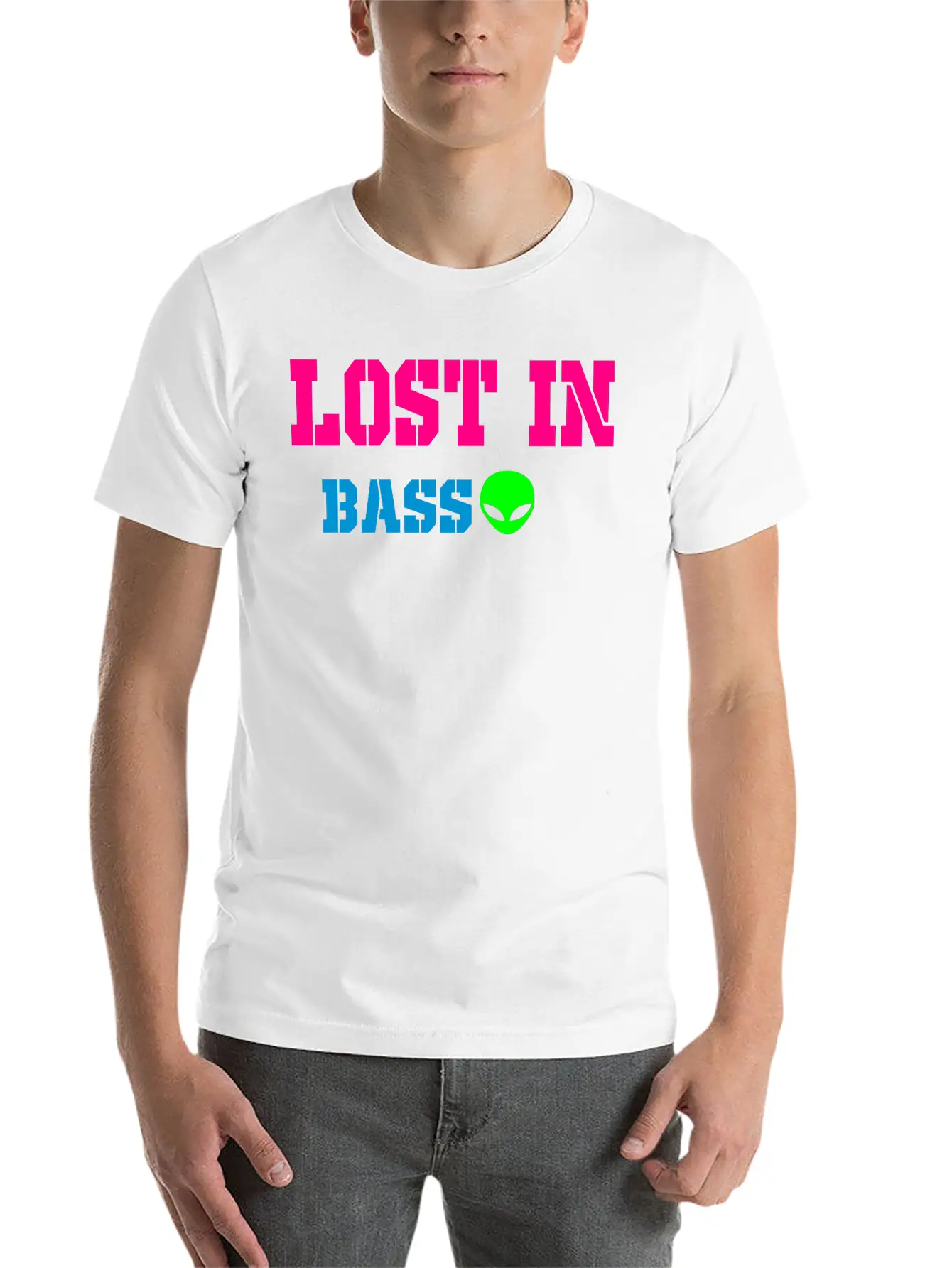 Lost In Bass Unisex Casual T-Shirt – Clean Design For Daily Comfort
